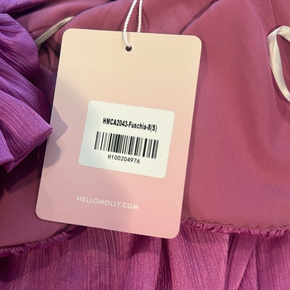 Hello  Molly NWT 🔥SALE🔥fuschia maxi dress - Picture 8 of 12